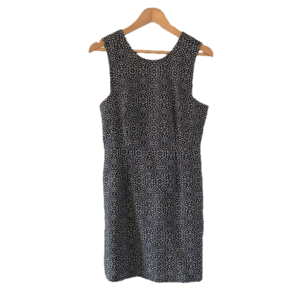 H&M | Navy and Cream Dress​